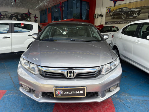 Honda Civic Honda Civic Sedan LXS 1.8/1.8 Flex 16V Mec. 4p - Cinza - 2013
