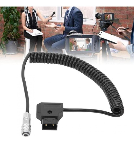 Cable De Alimentación De Resorte D-tap A 4k Para Blackmagic