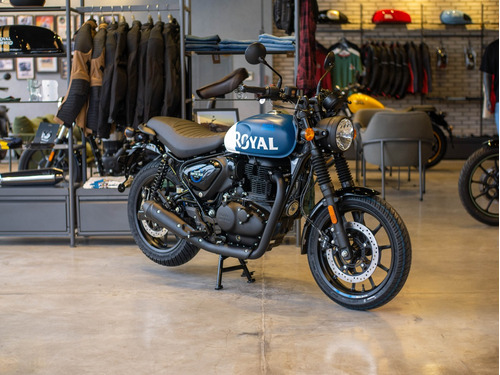 Imagen 5 de 25 de Royal Enfield Hntr350 Rebel Blue Entrega Inmediata
