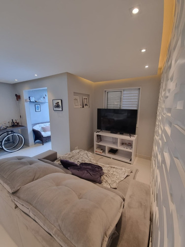 Lindo Apto 70m² No Quartier Residence Jaguaré, 100% Mobiliado, Vista Usp 16º Andar, 2 Vagas