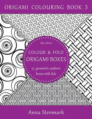 Libro Colour & Fold Origami Boxes - 15 Geometric-pattern ...