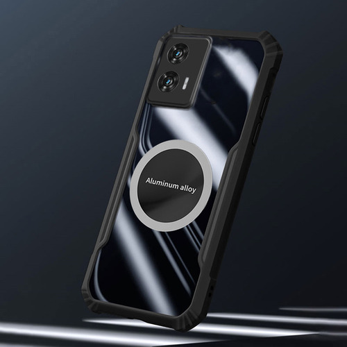Funda For Moto Edge 50 Fusion Con Parche Magnético Y Mica