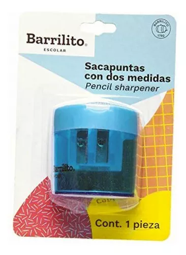 Sacapuntas con deposito Barrilito SPT36 - CLIP's Papelería y Arte