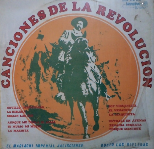 Canciones De La Revolución. Disco Lp