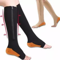 Comprar 2 Pares Calcetas Compresión Medias Calcetines Cierre Zip Sox