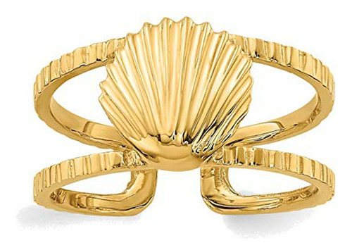 Anillo Para Pie - Bonyak Jewelry Sea Shell Toe Ring En Oro 