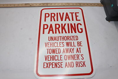Private Parking No Parking Sign 18  X 12   Ttq