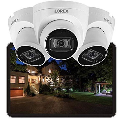 Cámara De Seguridad Domo Ip 4k Lorex, Cámara Domo De Metal A