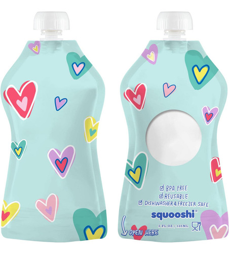Squooshi Bolsas Reutilizables De Comida Para Bebés Para Niño