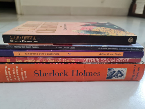 Sherlock Holmes - Sir Arthur Conan Doyle 5 Libros 