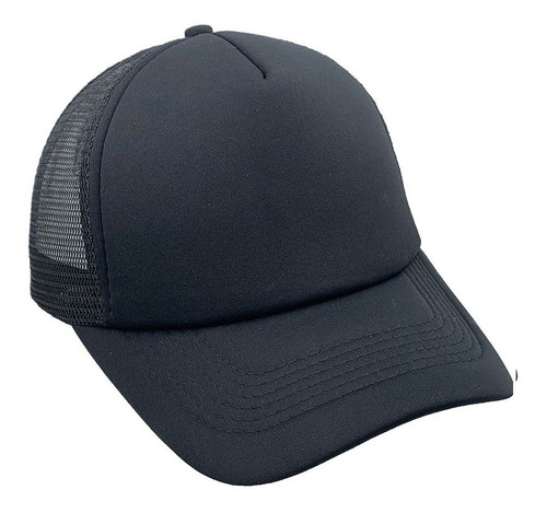 Imagen 1 de 6 de Gorra Trucker Camionera Lisa Frente Color Calidad Premium