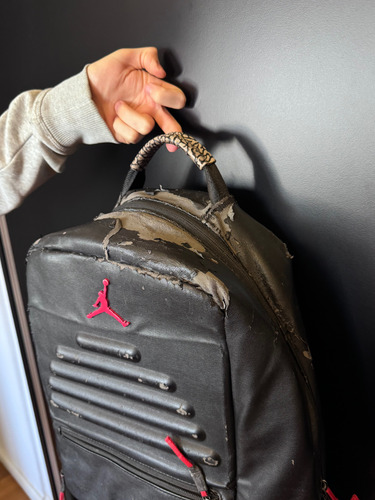 Mochila Air Jordan Retro 3 Negro (Usado)