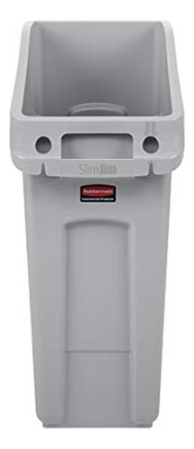 Contenedor Slim Jim Rubbermaid 13 Gal Debajo Del Mostrador