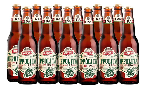 Pack De 12 Cerveza Fortuna Ippolita Ipa 355ml