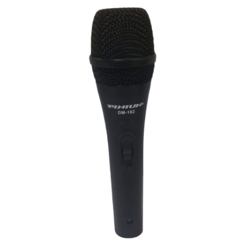 Microfono Profesional Alambrico De Mano Dm-102b Cable 3mts