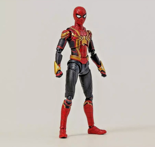Figura Spiderman No Way Home S.h Figuarts De 14 Cm Con Base