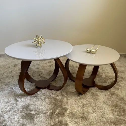Jogos 2 pcs Mesinhas Metallo - *chapa em metal perfurado – Palazzo Home & Furnishing