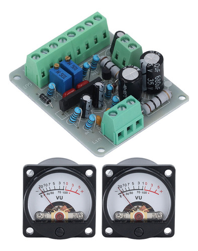 . Placa De Controlador Vu Db Meter, Tipo Puntero Vu,