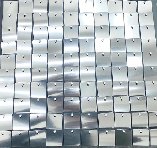 Imagen 4 de 9 de Shimmer Wall Panel Pared Cortina 30x30 Cms Plata X 2 Unidads