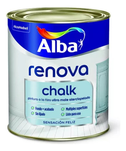 Chalk Paint Pintura A La Tiza 1lts Alba - Zerus
