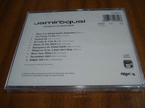 Cd Jamiroquai / Emergency On Planet Earth (nuevo Y Sellado)