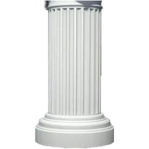 Molde Unicel Columna Romana 30 Cm Diametro X 1.22 M. 2 Pzas
