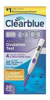 Clearblue Test De Ovulación Avanzado Kit 20