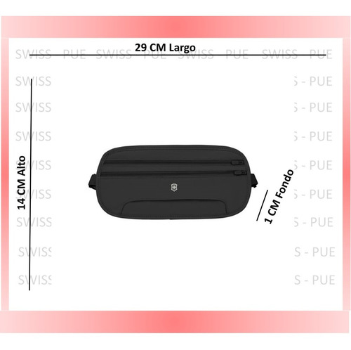 Imagen 2 de 3 de Cinturon De Seguridad, Negro, Victorinox (610601)