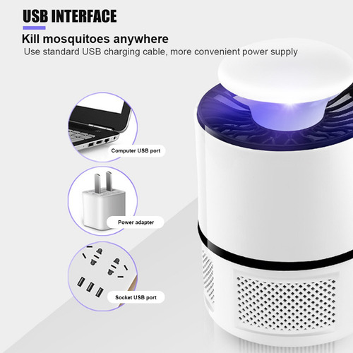 Usb Elétrico Led Mosquito Assassino Lâmpada Inteligente Op