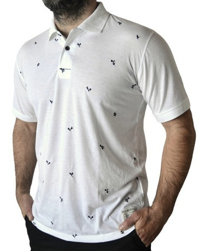 Chomba Bordada Remera Hombre The Big Shop