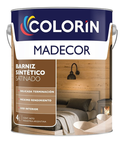 Colorin Madecor Satinado Interior 4l