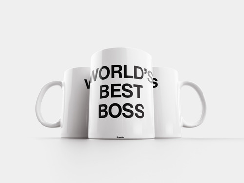 Imagen 2 de 2 de Taza World's Best Boss. The Office. Serie Tv Calidad Premium