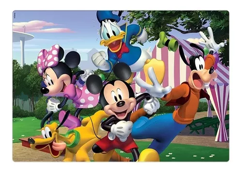 Quebra-cabeça 6 em 1 Disney Mickey Minnie