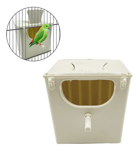 Caja De Cría De Loros Para Colgar Nido De Pájaros Jaula De P