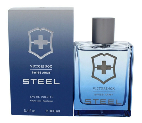 Edt 3.4 Onzas Steel Por Swiss Army Para Hombre En Spray