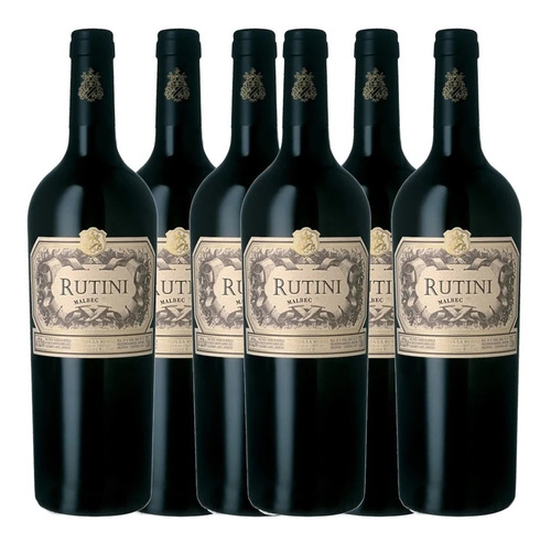 Vino Rutini Malbec Caja X6u