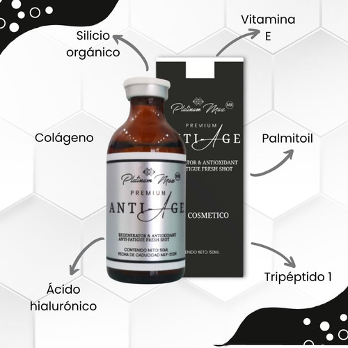 Anti Age Platinummax 50ml Elimina Arrugas Y Hidrata