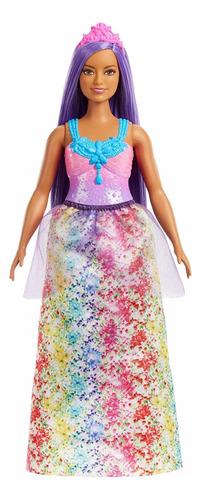 Barbie Princesa Dreamtopia Pelo Morado Mattel Hgr17