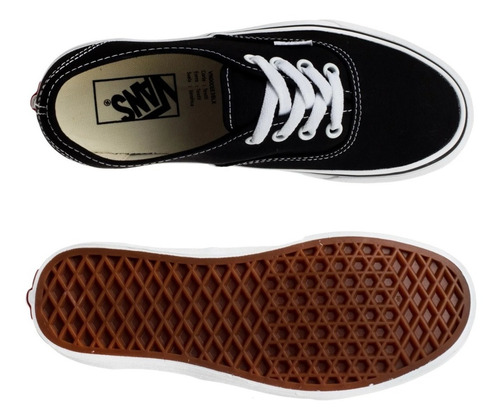 Tenis Vans Authentic Negro/blanco Unisex 0ee3blk