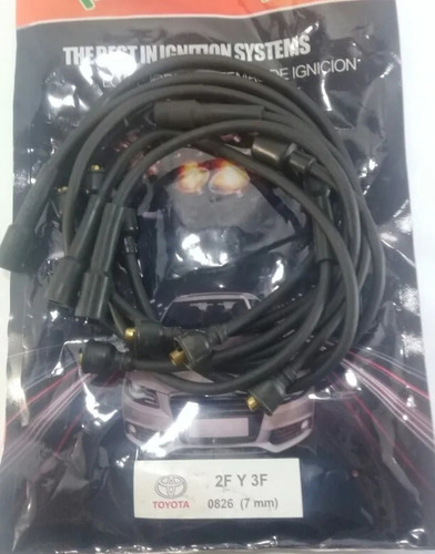 Cables De Bujía Toyota Techo Duro Samurai 2f 3f 7mm