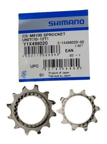 Imagem 3 de 3 de Pinhão Cog 10d E 12d K7 12v Shimano M6100 M7100 M8100 M9100