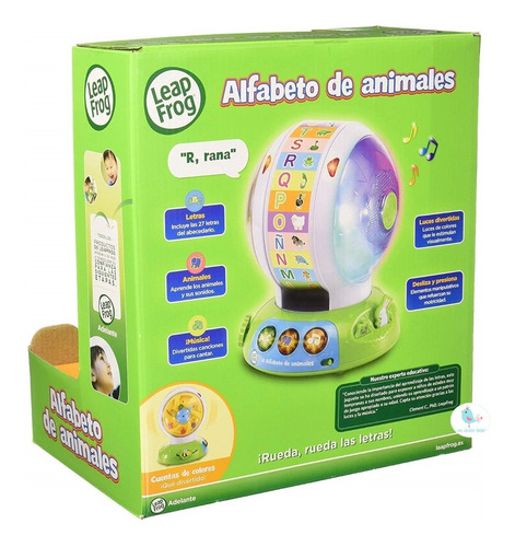 Imagen 6 de 8 de Juguete Ruleta Musical Alfabeto De Animales Leap Frog 601439
