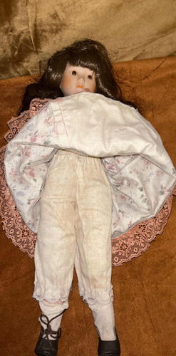Antigua Muñeca Cara De Porcelana 39cm (Usado)