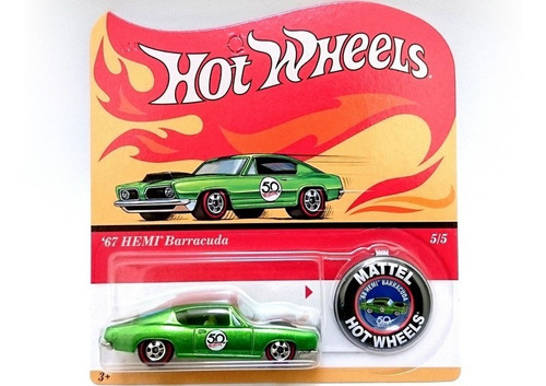 Hot Wheels # 05/05 - 1967 Hemi Barracuda - 1/64 - Ftx88