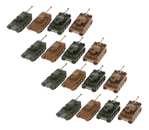 1/144 Niños Panzerkampfwagen Vi Ausf. E I Modelo Toy 4d 16x