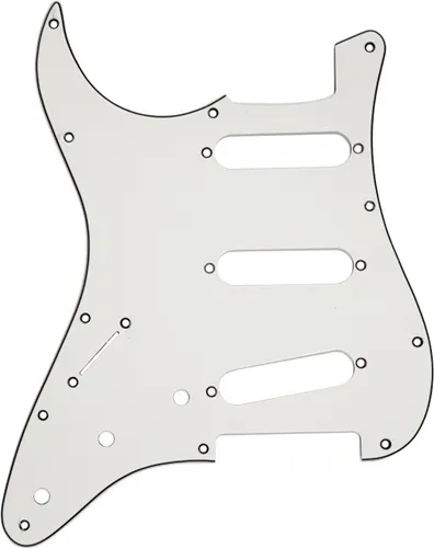 Pickguard Sambong M2-z Blanco Tipo Stratocaster Sss Zurdo
