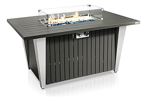 Serenelife Slfpsx55 Propane Table-50,000 Btu Mesa Rectangula