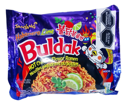 Pack Fideos Ramen Samyang Buldak Sabor Pollo Picante 4u