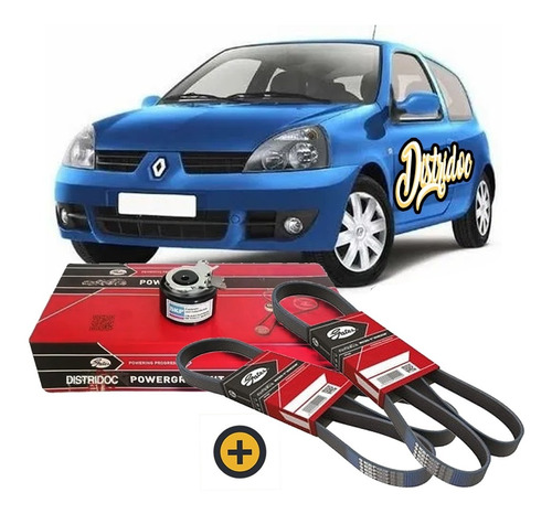 Kit Distribucion + Polyv Renault Clio 1.2 16v Mio D4f