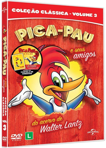 Coleção Clássica Pica-pau E Seus Amigos Vol.3 - Dvd